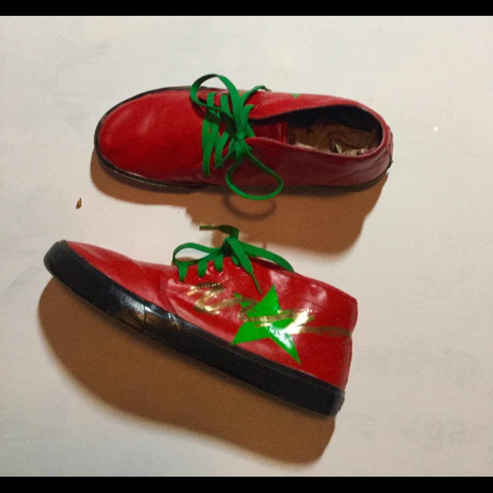Custom painted shoes